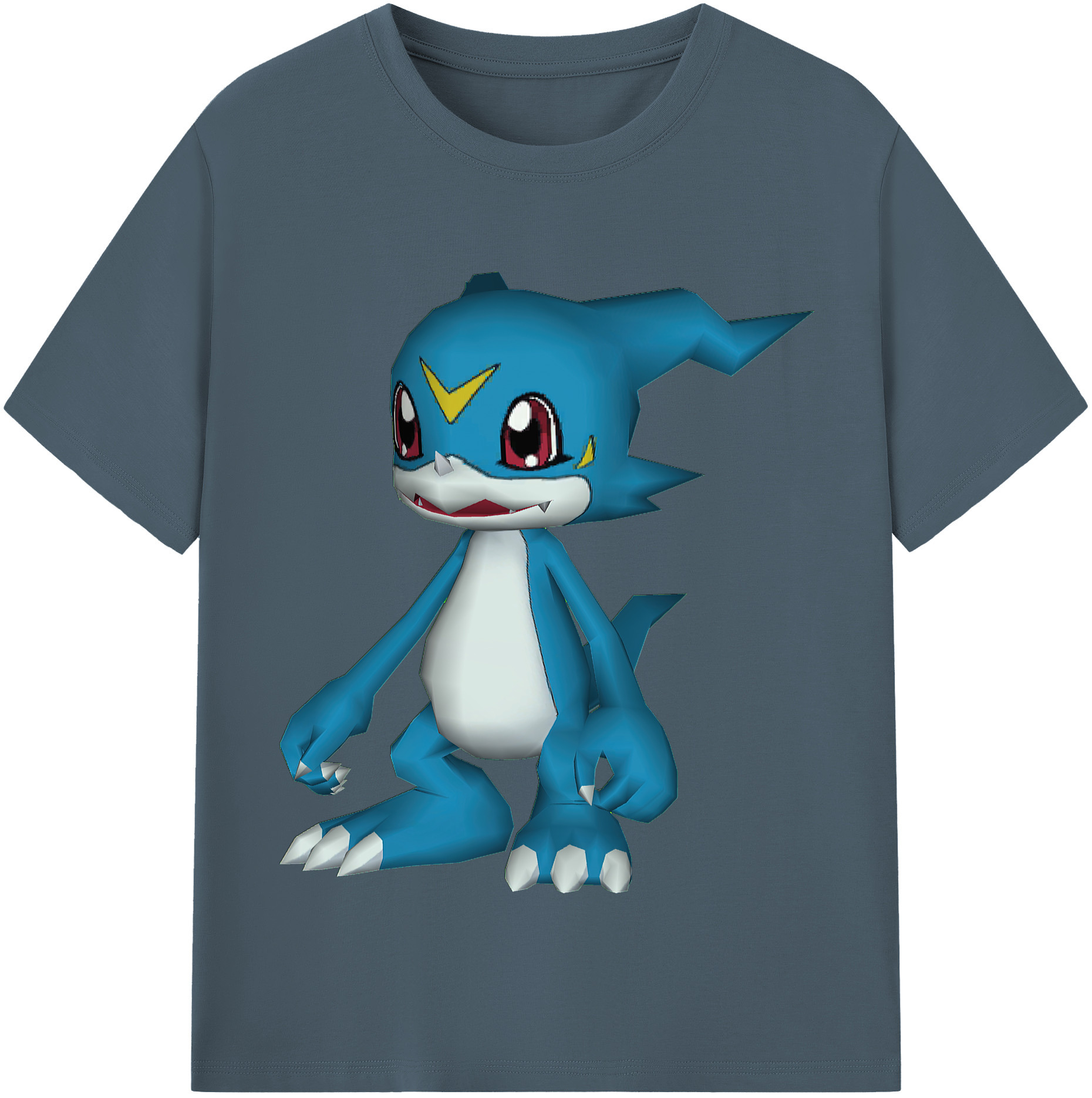 （画像用） Digimon デジタルモンスター/デジモン 綿100％半袖Tシャツ（フロントプリント）